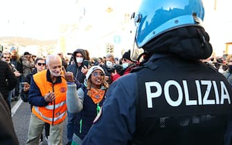 No green pass, i cortei in Italia