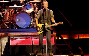 INGLEWOOD, CALIFORNIA - APRIL 04: Bruce Springsteen performs onstage during the Springsteen & The E Street Band 2024 Tour at Kia Forum on April 04, 2024 in Inglewood, California. (Photo by Amy Sussman/Getty Images)
