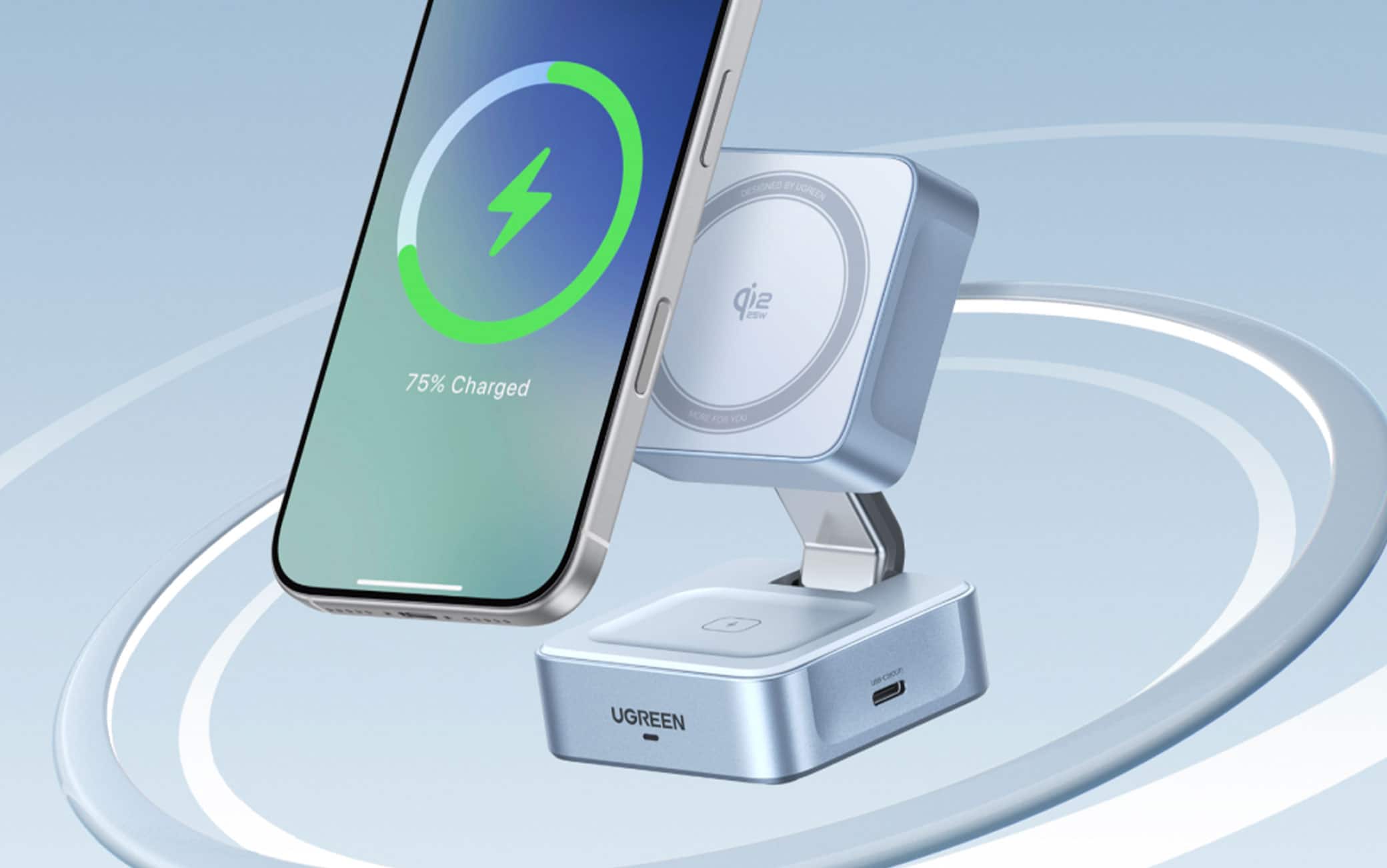 MagFlow 2-in-1 Magnetic Wireless Charger 25W MagFlow 2-in-1 Magnetic Wireless Charger 25W