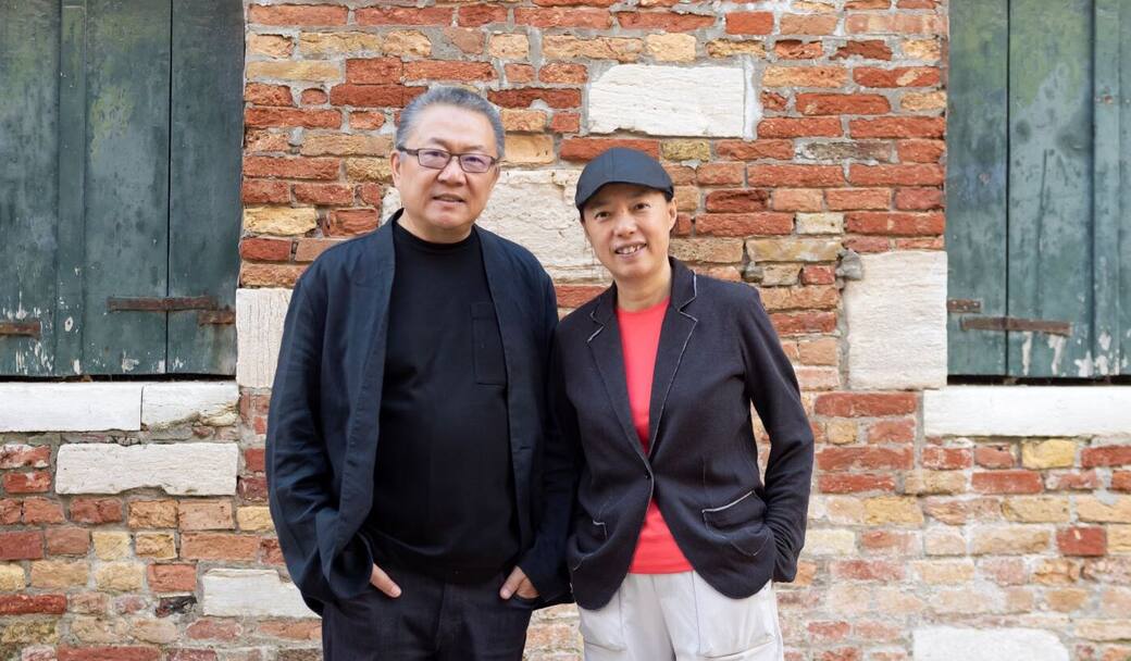 Wang Shu e Lu Wenyu © La Biennale di Venezia - foto ASAC- Matteo Losurdo