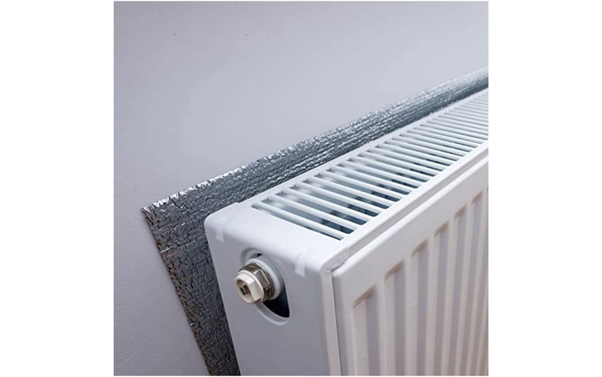 CWOQOCW 3 supporti per scaldasalviette in bianco, staffe di ricambio per termosifone, montaggio a parete riscaldata, colore bianco, per radiatore dritto e piegato