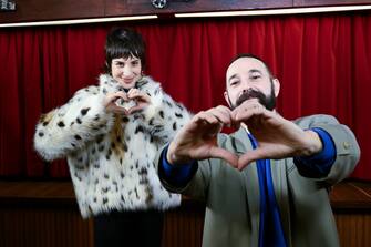 Sanremo : Teatro Ariston . 75° Festival della canzone italiana . Nella foto :  Coma Cose