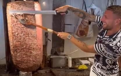 Ciro il..."turco": alla prova del taglio del kebab