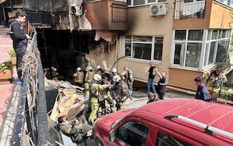 L'incendio a Istanbul