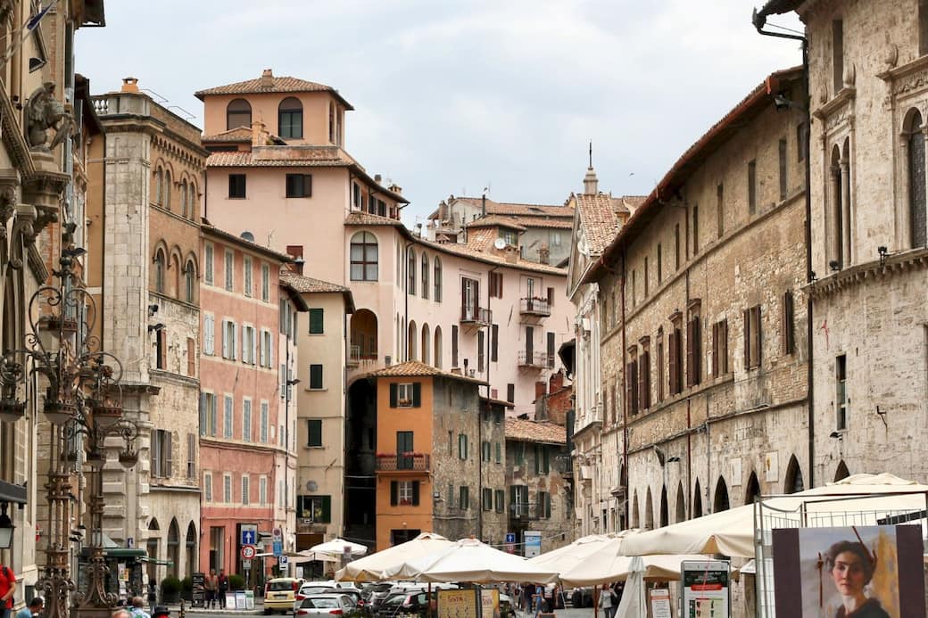 Il centro storico di Perugia. Foto di David Tip su Unsplash