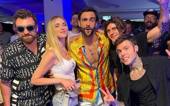 Fedez, Chiara Ferragni, Rkomi e Dargen D'Amico