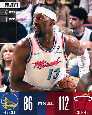 MIAMI HEAT-GOLDEN STATE WARRIORS 112-86
