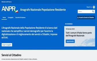 Anagrafe Nazionale della Popolazione Residente