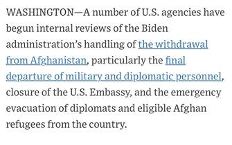 L’amministrazione Biden è sempre più nel mirino per la gestione del ritiro dell'esercito Usa dall’Afghanistan