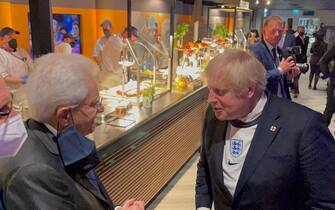 Mattarella e Johnson