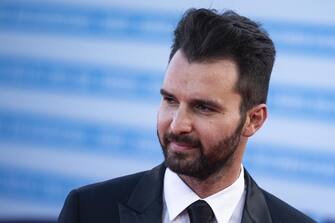 epa07001704 Italian producer Andrea Iervolino arrives on the red carpet prior to the premiere of 'Here and Now' during the 44th Deauville American Film Festival, in Deauville, France, 06 September 2018. The festival runs from August 31 to September 11.  EPA/ETIENNE LAURENT