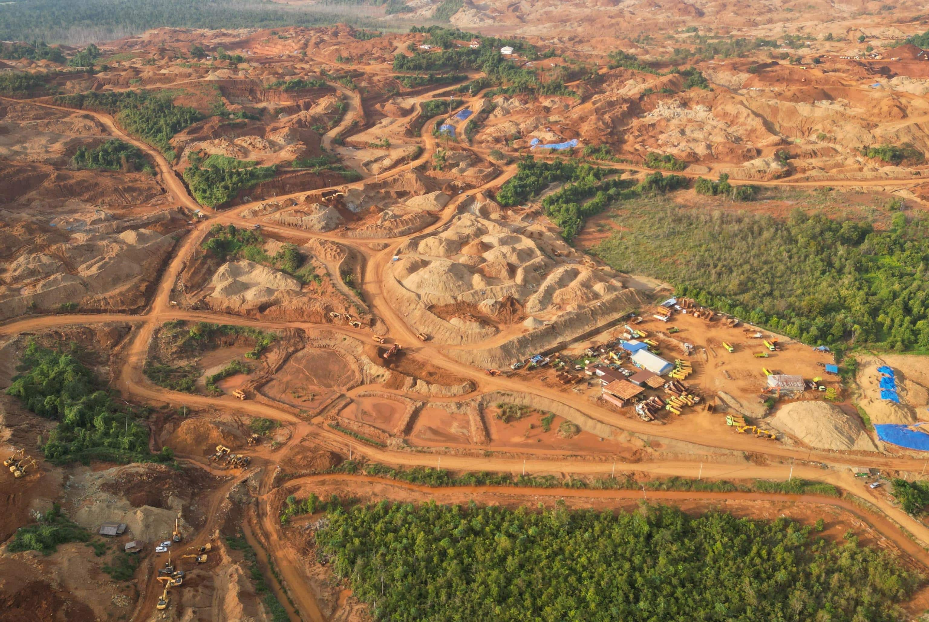 Una vista dell'Indonesia Morowali Industrial Park (IMIP)