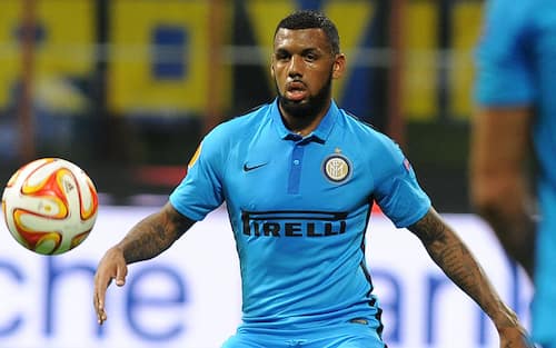 Yann M'Vila of FC Inter Milan in action during the UEFA Europa League football second round group stage between FC Inter Milan and FK Qarabag Agdam on October 02,2014 in Milan, Italy. Photo Massimo Cebrelli/DPPI