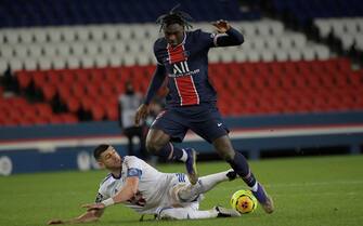 L'attaccante del Psg Moise Kean