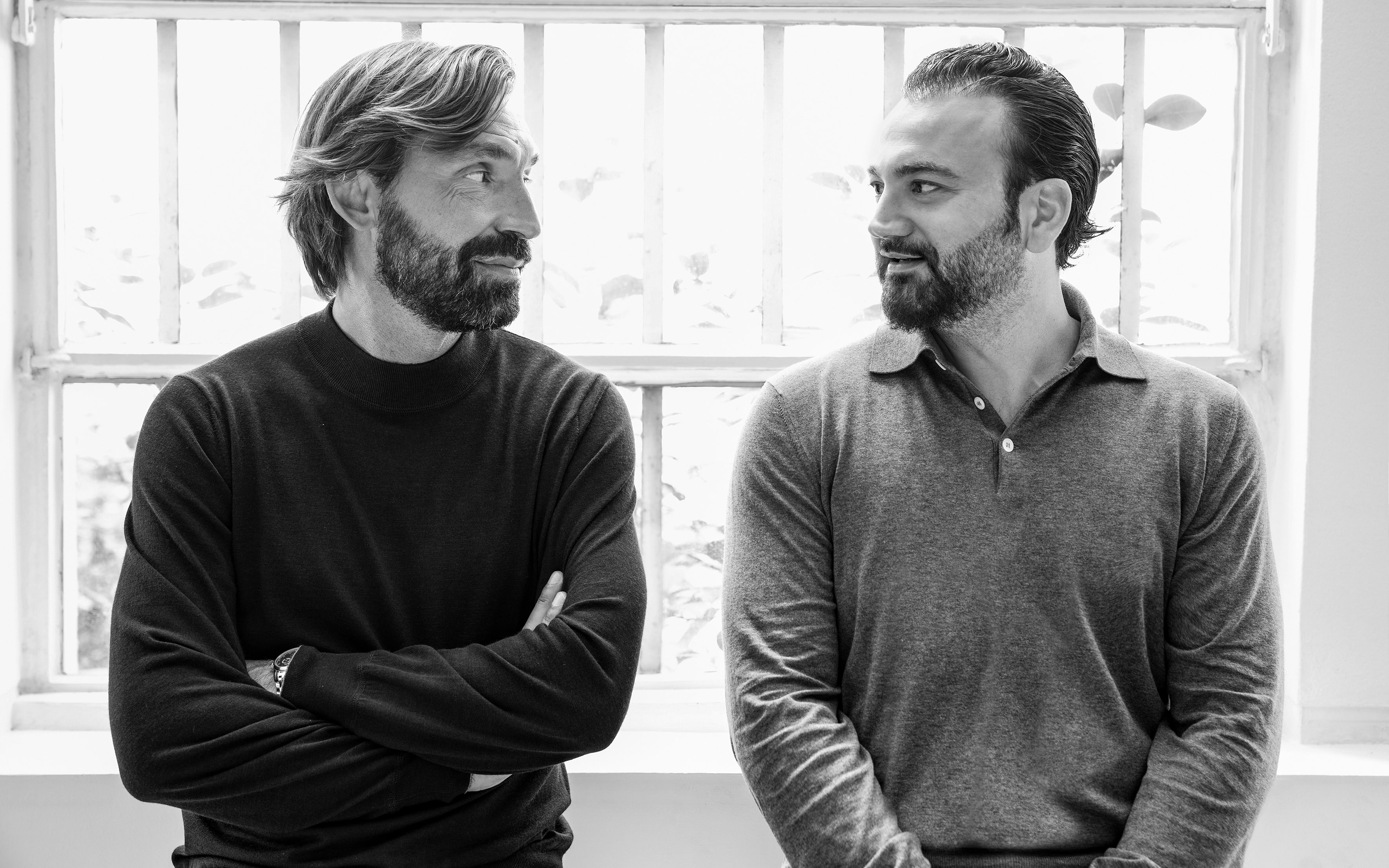 Andrea Pirlo e Gian Antonio Pisterzi