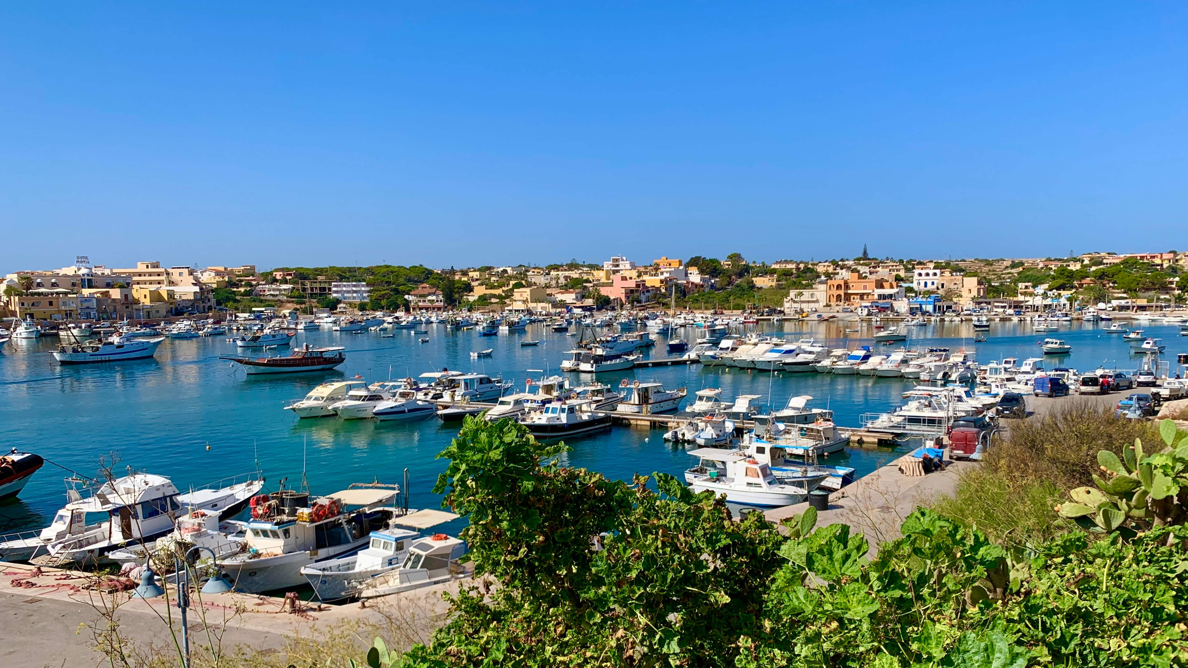 Il porto di Lampedusa