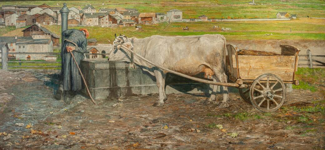 Giovanni Segantini, Sole d’Autunno, 1887. © Comune di Arco, Galleria Civica G. Segantini