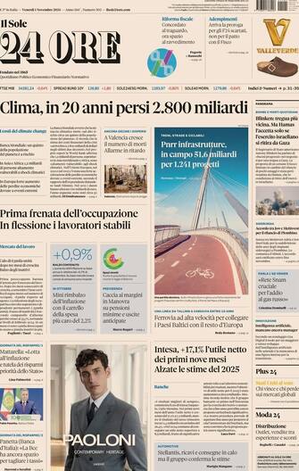 Rassegna stampa 1 novembre