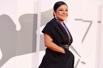 VENICE, ITALY - SEPTEMBER 10:  Monica del Carmen walks the red carpet ahead of the movie "Nuevo Orden" (New Order) at the 77th Venice Film Festival on September 10, 2020 in Venice, Italy. (Photo by Stefania D'Alessandro/WireImage)