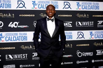 SSC Napoli's forward Victor Osimhen in occasion of the 2023 edition of the event "Gran Gala Football AIC" organized by the Italian Footballers Association, in Milan, Italy, 04 December 2023. ANSA/MOURAD BALTI TOUATI

