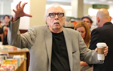 LOS ANGELES, CA - OCTOBER 17:  Director/screenwriter John Carpenter signs copies of his new book, 'John Carpenter's Tale For A Halloween Night' at Barnes & Noble at The Grove on October 17, 2015 in Los Angeles, California.  (Photo by Imeh Akpanudosen/Getty Images)