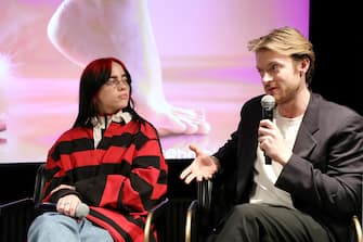 Songwriters Billie Eilish and Finneas O'Connell attend a 'Barbie' reception at Neuehouse

Featuring: Billie Eilish and Finneas O'Connell
Where: New York, New York, United States
When: 13 Dec 2023
Credit: Marion Curtis/StarPix for Warner Bros/startraksphoto.com