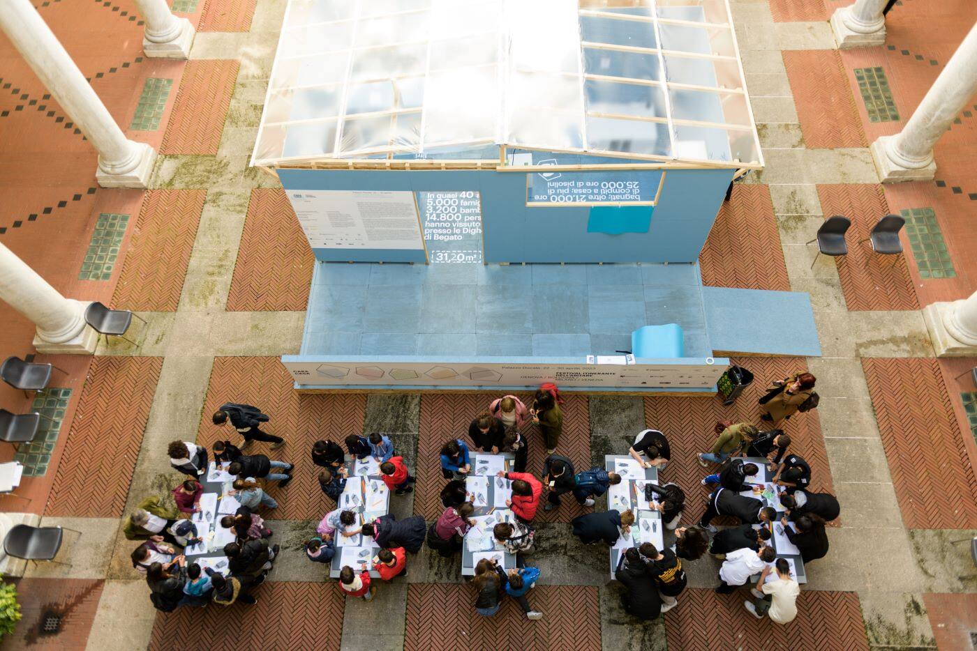 La seconda edizione del progetto Cara Casa, vincitore di Festival Architettura – II edizione, promosso dalla Direzione Generale Creatività Contemporanea del Ministero della Cultura. Genova, photo Anna Gugliandolo