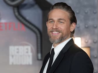 Charlie Hunnam arrives at the Netflix's REBEL MOON - PART ONE: A CHILD OF FIRE Los Angeles Premiere held at the TCL Chinese Theatre in Hollywood, CA on Wednesday, ​December 13, 2023. (Photo By Sthanlee B. Mirador/Sipa USA)