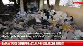 Gaza, attacco israeliano a scuola-rifugio: decine di vittime
