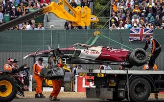 Gp Gran Bretagna, incidente a Silverstone, F1
