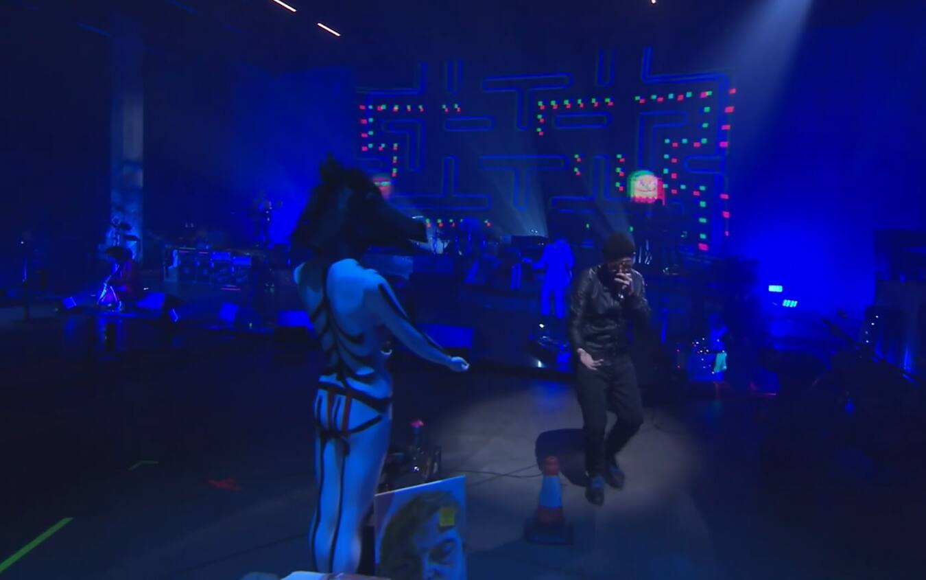 Gorillaz con Pac-Man gorillaz