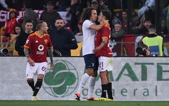Italian soccer Serie A match - AS Roma vs SS Lazio
