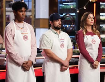 MASTERCHEF: L-R: Contestants Richie, Kendal and Amanda in the “State Fair” episode of MASTERCHEF airing Wednesday, June 21 (8:00-9:02 PM ET/PT) on FOX. © 2023 FOXMEDIA LLC. Cr: FOX.