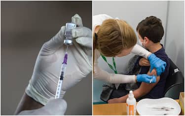 vaccino covid, vaccinazione a un bambino