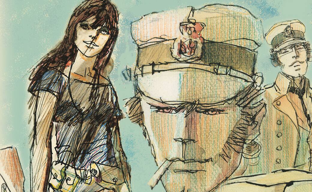 Una ballata del mare salato, un dettaglio della copertina