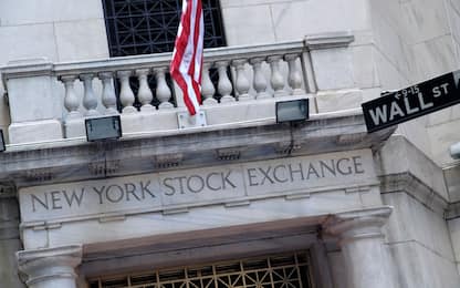 Wall Street entrance to New York Stock Exchange building