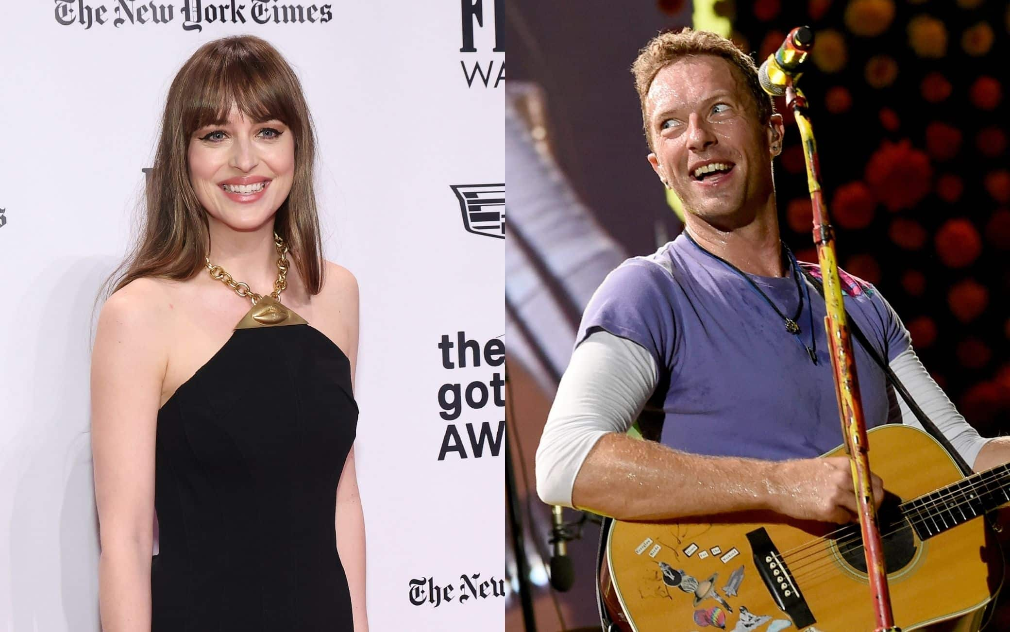 Dakota Johnson e Chris Martin