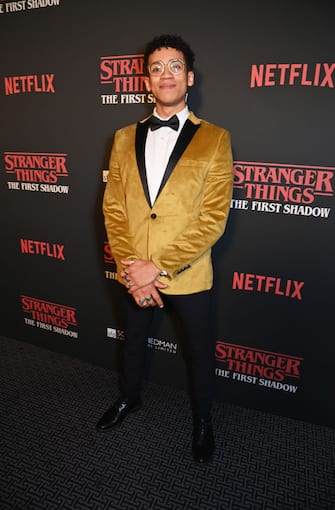 LONDON, ENGLAND - DECEMBER 14: Kingdom Sibanda attends the press night after party for "Stranger Things: The First Shadow" at The Waldorf Hilton on December 14, 2023 in London, England. (Photo by Dave Benett/Getty Images)