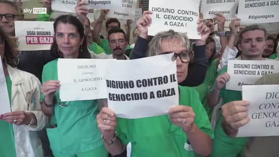 gaza digiuno medici e sanitari piemonte e valle d aosta