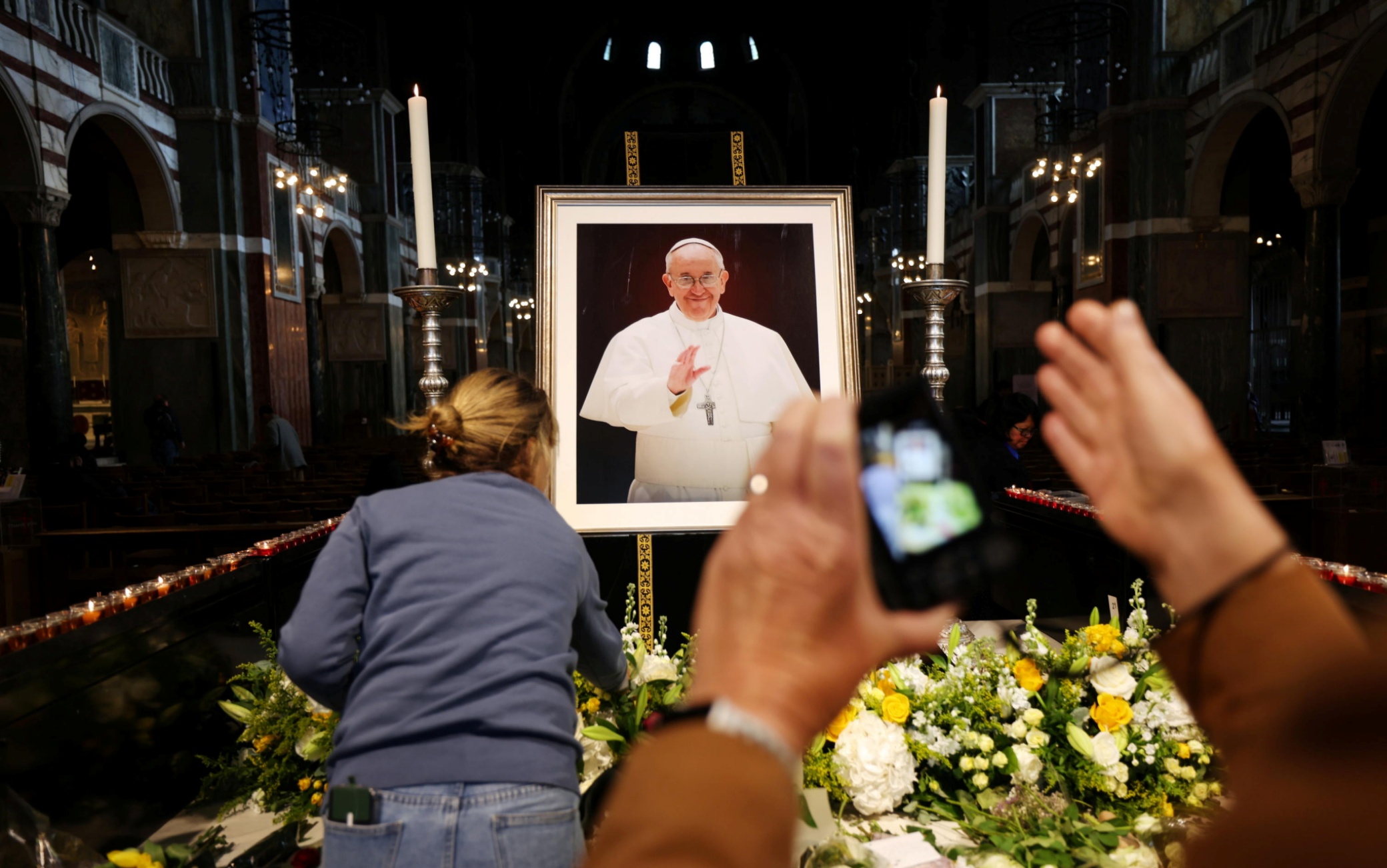 una foto del papa