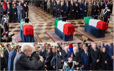 Le bare dei carabinieri