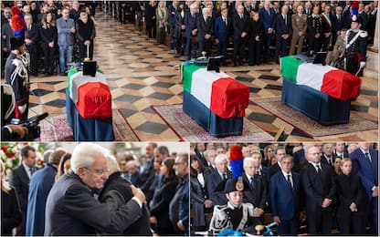 Le bare dei carabinieri