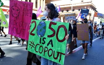 Manifestazione contro la Cop26