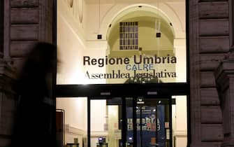 Un'immagine esterna della sede dell'assemblea legislativa della Regione Umbria, 27 ottobre 2019. ANSA/CROCCHIONI