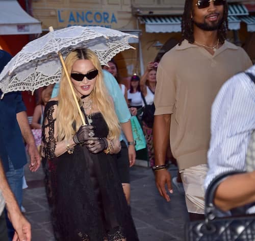 PORTOFINO, ITALY - AUGUST 13: Madonna is seen out and about on August 13, 2024 in Portofino, Italy. (Photo by MEGA/GC Images)