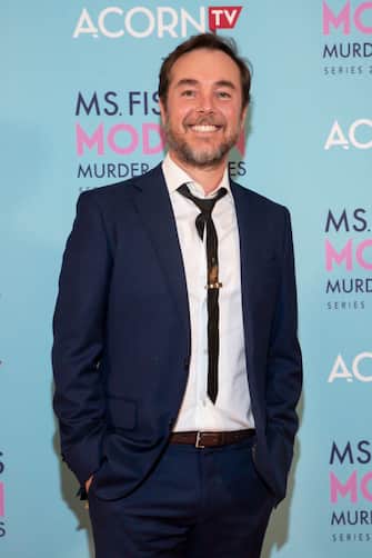 MELBOURNE, AUSTRALIA - MAY 19: Toby Truslove attends the premiere of Ms. Fisher's Modern Murder Mysteries Series 2 on May 19, 2021 in Melbourne, Australia. (Photo by Sam Tabone/WireImage)