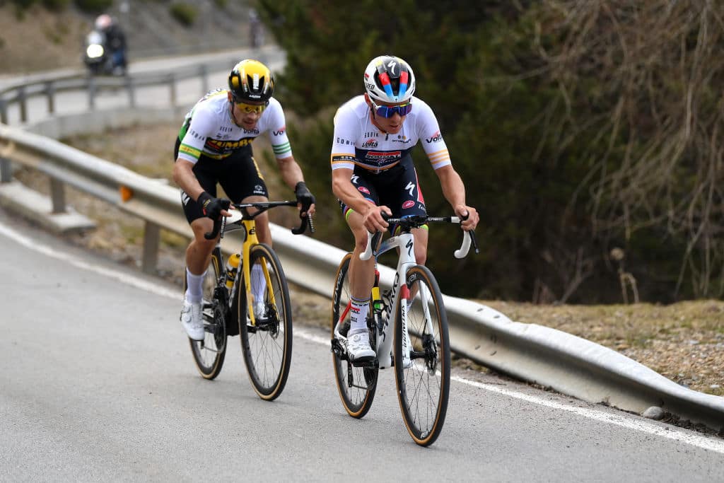 Remco Evenepoel e Primoz Roglic