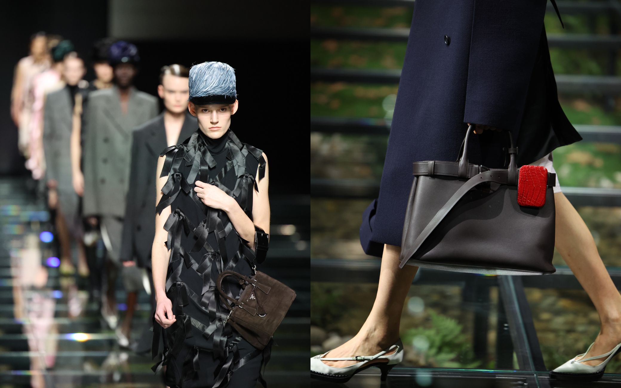 Milano Fashion Week, la sfilata di Prada con la collezione Donna Fall ...