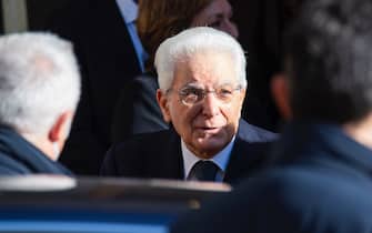 Italian President Sergio Mattarella leaves after a meeting with Pope Francis.
Pope Francis receives the President of the Italian Republic, Sergio Mattarella, at the Apostolic Palace in Vatican City. (Photo by Stefano Costantino / SOPA Images/Sipa USA)