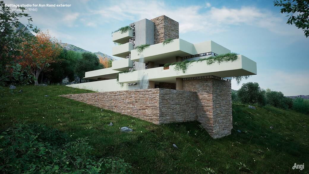 03_Frank-Lloyd-Wright-Unbuilt_Cottage-Studio-for-Ayn-Rand_Exterior.jpg